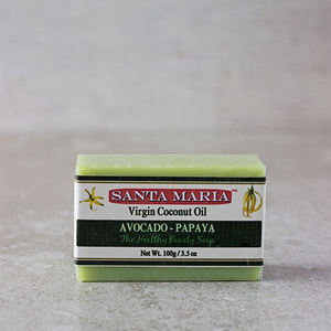 Savon Solide Artisanal Éclaircissant à l'Huile de Coco Vierge (VCO), Avocat et Papaye OEM - Product Image 3