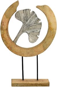 Fabricant de confiance : Décoration de table en aluminium et bois pour Noël, idéale pour les fêtes et l'affichage. - Product Image 2