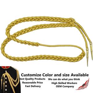 Cordón Aiguillette Dorado de Mylar Pequeño con Etiquetas de Barril Doradas - Product Image 2