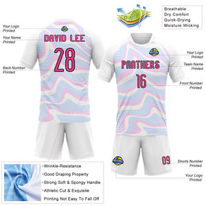 Nuevo Uniforme de Voleibol Sublimado Líquido Blanco, Rosa y Negro Personalizado, de Secado Rápido y Absorción de Humedad, Precio al por Mayor - Product Image 3