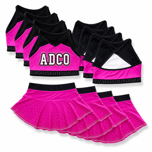 Ensemble d'uniformes de cheerleading personnalisés pour les filles, sports d'équipe, danse de cheerleading, tenue de compétition - Product Image 4