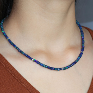 Face Beads Separator <b>Necklace</b> Face Bead <b>Necklace</b> with Separator Details Elegant Face Beads Separator <b>Necklace</b> for Women Handmade - Product Image 1