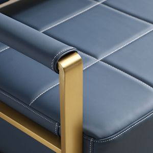 57.9\" Modern 2-Seater Loveseat <b>Sofa</b> <b>Small</b> Spaces Accent for Living Room Upholstery Faux Bonded Leather Modern 2-Seater Cou - Product Image 6