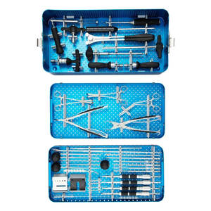 Kit d'instruments chirurgicaux orthopédiques en acier inoxydable pour vis pédiculaires vertébrales de 5,5 mm de qualité supérieure par Dentavex - Product Image 1