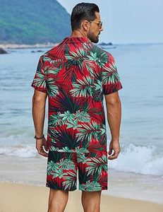 Ensemble de jogging pour hommes, été, tricoté, brodé, 100% coton, séchage rapide, manches courtes, logo personnalisé, ensemble chemise et short - Product Image 3