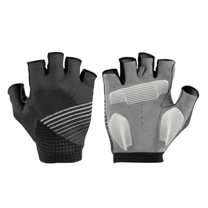 Gants de cyclisme ergonomiques à demi-doigts avec grip en silicone, absorbant les chocs, pour la course sur route - Product Image 2