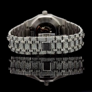 Venta Directa de Fábrica, Relojes Automáticos Mecánicos de Lujo de Acero Inoxidable con Moissanita VVS para Hombre y Mujer, Resistentes al Agua hasta 10 Bares - Product Image 4