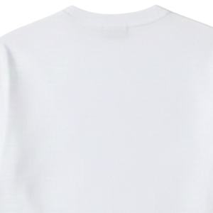 Camiseta de Manga Corta Oversize para Hombre, Blanca, con Logotipo Minimalista en el Pecho, Cuello Redondo de Algodón, Informal, para Uso Diario, Venta al Por Mayor OEM - Product Image 4