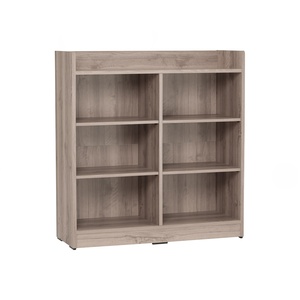 Modern Panel Wood <b>Bookcase</b> Storage Cabinet <b>Open</b> Shelf Organizer for Living Room Home Office - Product Image 1