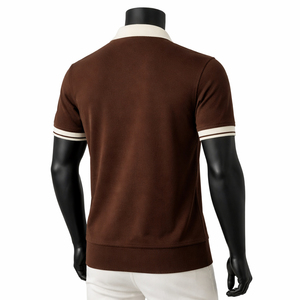Camisa de Lona Transpirable para Hombre, Manga Corta, Tallas Grandes, con Logotipo Impreso, Estilo Urbano, Algodón y Poliéster, Servicio OEM Personalizado - Product Image 2