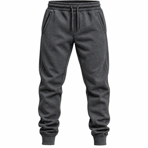 Pantalon de jogging formel d'hiver pour homme Champs Gear, en polaire unie, coupe ample, avec cordon de serrage, polyester/coton, personnalisable ODM - Product Image 6