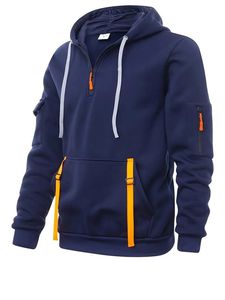Moda Zip Up Hoodies con bordado Drop Shoulder 380 GSM Mezcla de algodón - Product Image 5