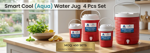 Smart Cool Insulated <b>Beverage</b> <b>Dispenser</b> Water Jug 4 Pcs Set Thermal with Lid Handle Spigot smart cool 4pc set - Product Image 3