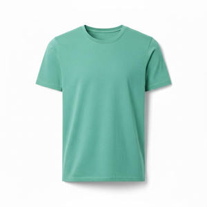 Manufacturer's High Quality Men's T-Shirts Cotton Jersey Crew-Neck T-Shirt Customization Embroidery Puff Print Silicon <b>logo</b> - Product Image 1
