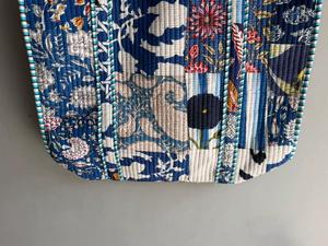 Sac fourre-tout en coton bohème à rayures, poignée souple, fermeture éclair, antivol, capacité 20-35L, usage quotidien, unisexe, cadeau - Product Image 5
