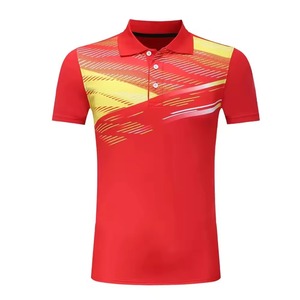 Uniforme de Tenis Personalizado Verde para Hombre, Jersey de Bádminton de Secado Rápido con Cuello Redondo, Camiseta de Entrenamiento Transpirable con Pantalones Cortos, Conjunto Deportivo - Product Image 4