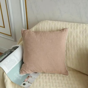 Funda de Cojín Cuadrada con Volantes de Lino y Algodón, Decorativa para Sala de Estar - Product Image 5