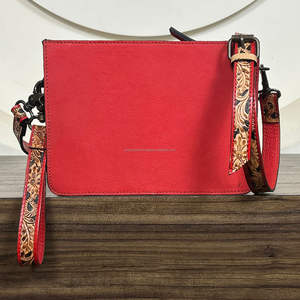 Bolso Bandolera Pequeño de Cuero Genuino Estilo Occidental de Lujo, Hecho a Mano, para Mujer, de Piel de Vaca Natural, Cuadrado, con Correa de Muñeca - Product Image 5