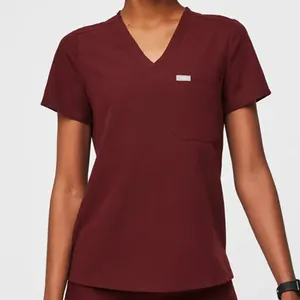 Fashion Unisex Medical Scrubs Jumpsuit Custom Logo Nursing One Piece Jogger Hospital <b>Doctor</b> Clinic Soft Fabric Scrub <b>Sets</b> - Product Image 3