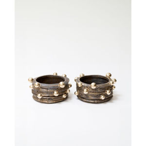 Cuenco de lujo de diseño único y de alta calidad, hecho de metal, muy vendido, para centros de mesa en el hogar y hoteles, para servir alimentos. - Product Image 1