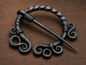 Cruz de Troll Medieval Forjada a Mano, Amuleto Rústico de Hierro Auténtico, Colgante Hecho a Mano por un Herrerín, Inspirado en la Herencia Vikinga - Product Image 4