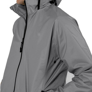 Chaqueta cortavientos informal para hombre, chaqueta impermeable con capucha de estilo moderno para exteriores, chaqueta impermeable con capucha de primera calidad para hombre, ropa de calle - Product Image 6