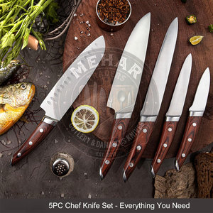 High Quality Sustainable Wholesale Multi Purpose Heavy Duty Steel Powder Coated Kitchen <b>Knife</b> <b>Set</b> - Product Image 3