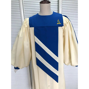 Chasuble imprimée pour homme, étole, soutane longue, robe de prêtre, costume de clergé chrétien, vêtement de prière à enfiler, autres vêtements - Product Image 3