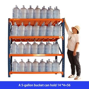 Heavy-Duty 4400 Lbs Garage Storage Metal <b>Shelving</b> <b>Units</b> 4-Level <b>Adjustable</b> Industrial Shelves for Your Home or Workshop - Product Image 6