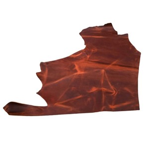 Dark Red Pull-Up Cowhide <b>Leather</b> Side Hide for Boots Handbags Wallet Crafting Purses Belt and Shoe Making Chrome Tan Finish 2026 - Product Image 2