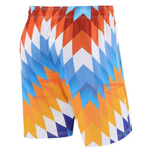 New Manufacture <b>Top</b> Quality Summer Color Mesh Sublimation Shorts Quick Dry Sports Sublimation Mesh Shorts Men OEM Service - Product Image 5