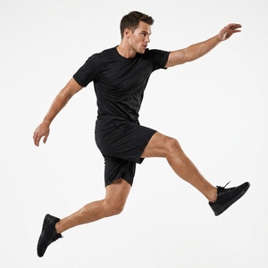 STAR SPEED Logo personnalisé Vente en gros 100% polyester Écologique Respirant Séchage rapide Col rond Manches courtes Uniforme de tennis pour hommes - Product Image 6