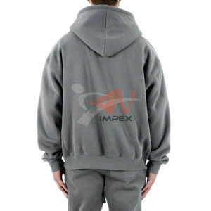 Ropa Deportiva con Logotipo Personalizado, Sudadera Deportiva de Manga Larga para Correr, Sudadera con Capucha Extra Grande, Sudadera con Capucha de Felpa de Algodón para Hombre - Product Image 2