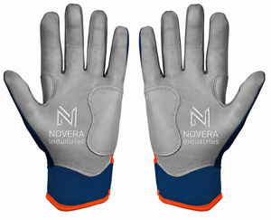ถุงมือตีเบสบอล NOVERA INDUSTRIES นุ่มสบาย ผลิตจากหนังแพะคุณภาพพรีเมียม 100% ปิดด้วยแถบตีนตุ๊กแก แห้งเร็วและระบายอากาศได้ดี - Product Image 4