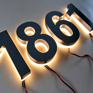 Led <b>Letter</b> Number <b>Light</b> Free Design Acrylic <b>Light</b> up RGB Neon Number Sign for Party Custom - Product Image 1