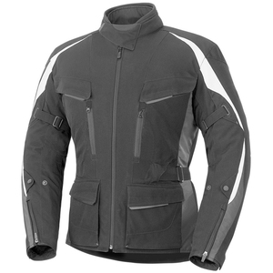 Reinforced Motorcycle <b>Jacket</b> Waterproof Adventure Touring Gear Short <b>Biker</b> <b>Jacket</b> with CE Armor and Reflective Panels - Product Image 4