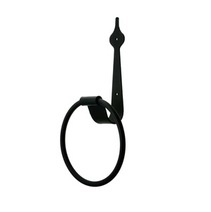 Premium Iron Towel <b>Ring</b> With Rustic Finish Wall Mounted <b>Holder</b> For Bathroom And Kitchen Decoration - Product Image 6