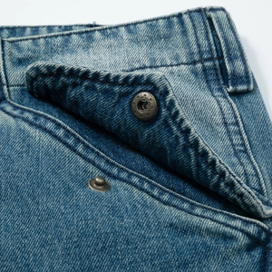 Mens Denim <b>Cargo</b> Shorts Relaxed Fit Distressed Washed Jeans Shorts with Multi Flap Pockets Casual <b>Work</b> Shorts - Product Image 5