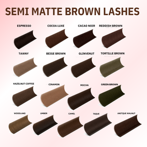 ขนตาปลอม NESSLASH คุณภาพดีเยี่ยม ทนทาน สีน้ำตาลเข้มแบบกึ่งด้าน งอนรูปตัว D ผลิตจากเส้นใย PBT ทำด้วยมือ ปราศจากส่วนผสมจากสัตว์ ไม่ทดลองกับสัตว์ ให้ลุคธรรมชาติ ยาวเป็นแผง - Product Image 3