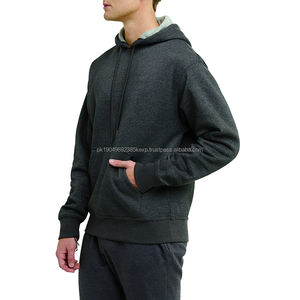 Pullover Hoodies Cotton Made Custom <b>Design</b> Unisex Couple OEM Fleece Factory Price Top Quality Private Label Cheap Hoody <b>Fashion</b> - Product Image 4