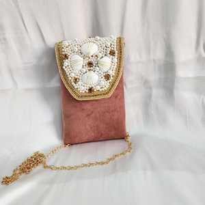 Étui pour téléphone portable fait main, pochette pour téléphone portable en broderie ethnique riche - Product Image 5