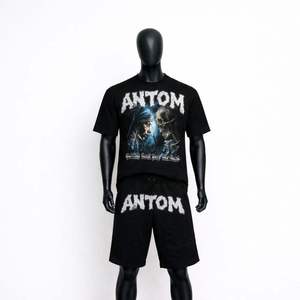 Custom Wholesale OEM Men Fashion Summer <b>Set</b> Manufacturer Supplier Cotton Blend 180 GSM Private Label Bulk - Product Image 1