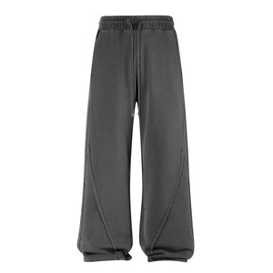 Men's Casual Fashion <b>Trousers</b> Wash Straight Heavyweight Baggy Pants High Quality for Everyday Use. - Product Image 5
