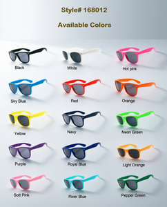 Wholesale Promotion Custom UV400 Light Weight Comfortable PC Frame <b>Sunglasses</b> for Unisex - Product Image 2
