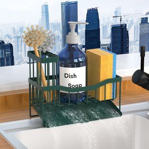 Organizzatore per Lavello in Acciaio Inox con Porta Spugna e Spazzola, Antiruggine, per Organizzazione Cucina - Product Image 4
