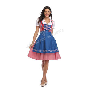 Premium Exquisite German Dirndl Dress Custom Embroidered Bavarian Oktoberfest Costumes Manufacturer Authentic Trachten Clothing - Product Image 2