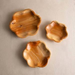 Eco-Friendly Dark Brown Wooden Charger Plate for Wedding Hotel & Restaurant Use Customized Color/Size Classic Style - Product Image 3