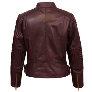 Chaquetas de Cuero Más Vendidas para Mujer, Chaqueta de Motocicleta de Invierno, Abrigos de Cuero para Damas - Product Image 2