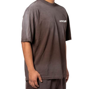 Servicio OEM, Camiseta Personalizada con Estampado, Corte Holgado, Efecto Desgastado por el Sol, para Hombre, 100% Algodón, Venta al Por Mayor, Precio Bajo - Product Image 2