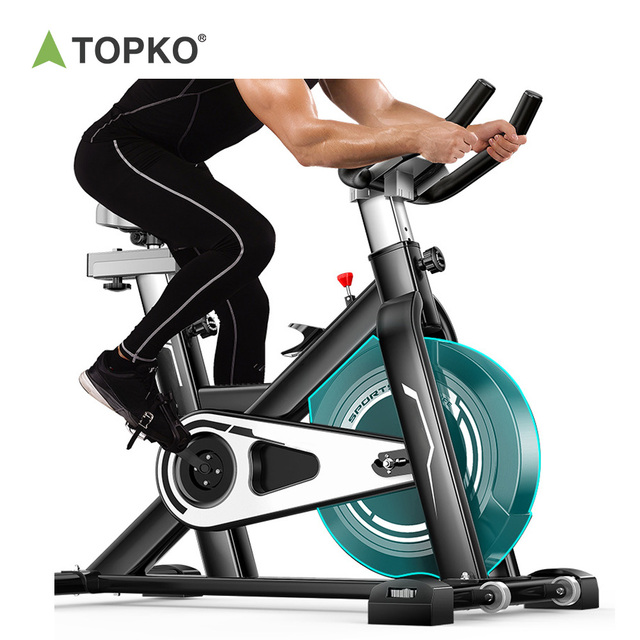 TOPKO High Quality Indoor Fitness Exercise Equipment Cardio Spin Cycle Machine Weight Loss Spinning Bike Gym Equip Spining Bike